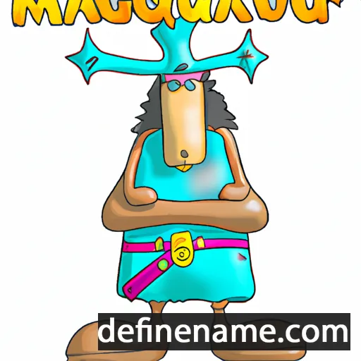 cartoon of the name Magurix