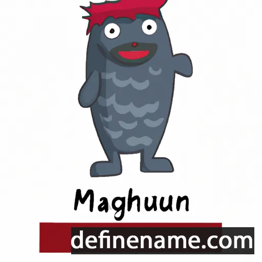 cartoon of the name Maguro