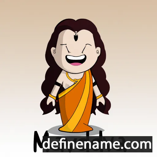 cartoon of the name Mahadevi