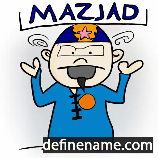 cartoon of the name Mahadzir