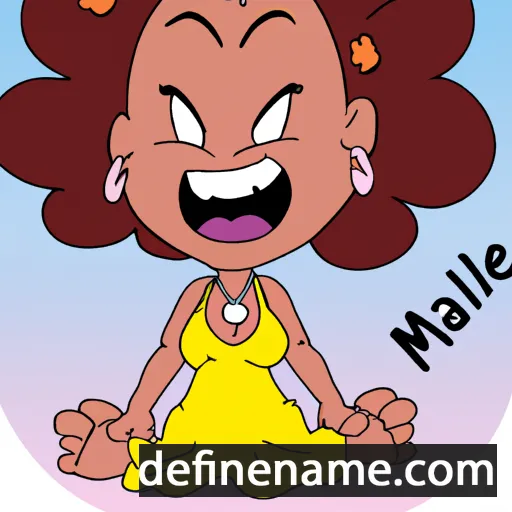 Mahalie cartoon