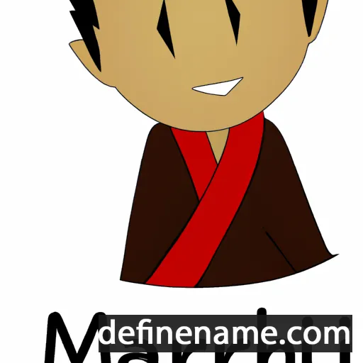 cartoon of the name Mahari