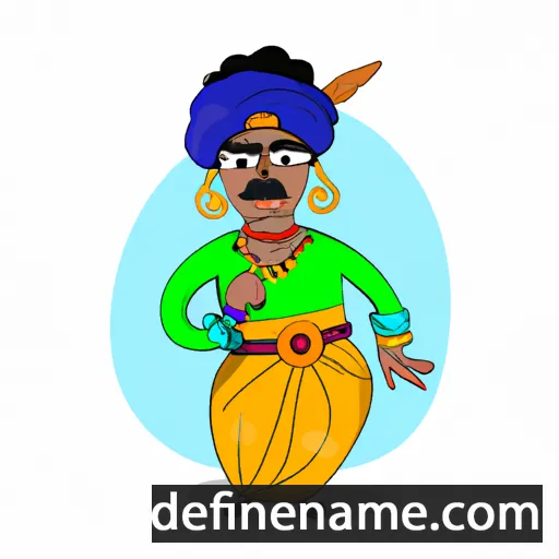 cartoon of the name Mahasti