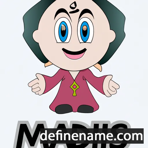 cartoon of the name Mahdis