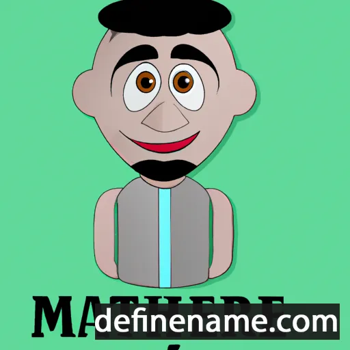 cartoon of the name Maheer