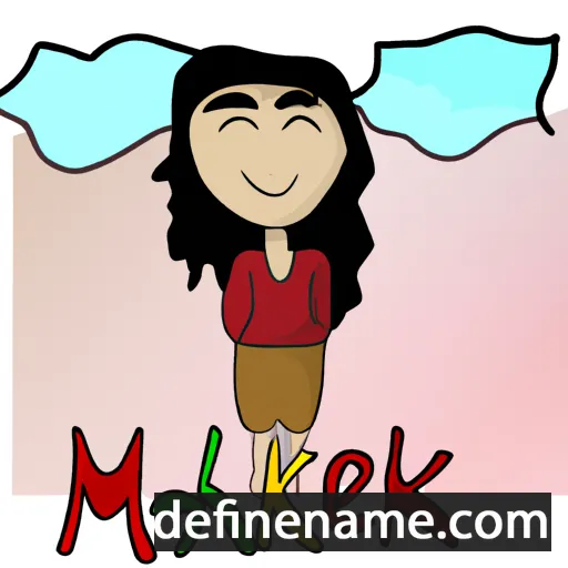 Mahek cartoon