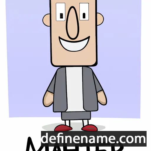 cartoon of the name Maher