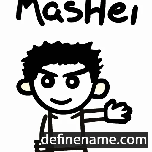 cartoon of the name Maheshi