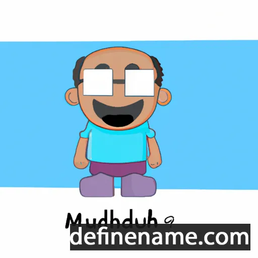 cartoon of the name Mahfudh