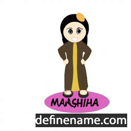 cartoon of the name Mahijah