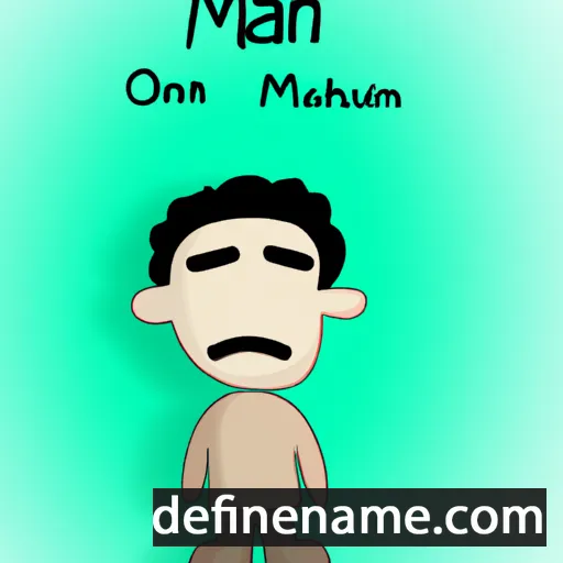 cartoon of the name Mahin