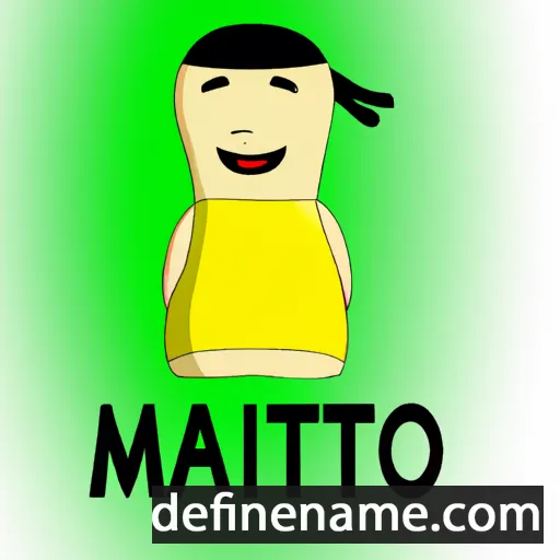 Máhtto cartoon