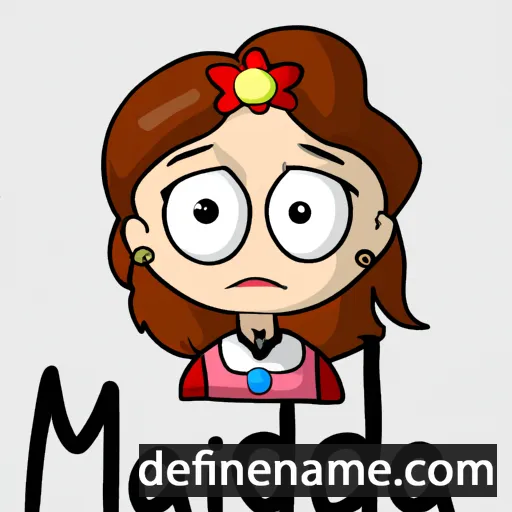 cartoon of the name Máidna