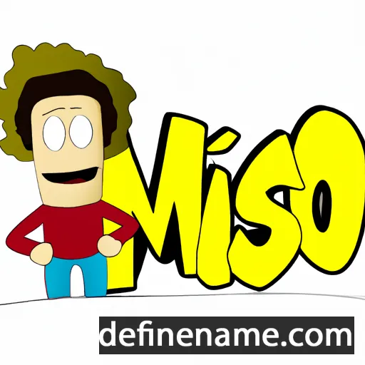 cartoon of the name Máisimo