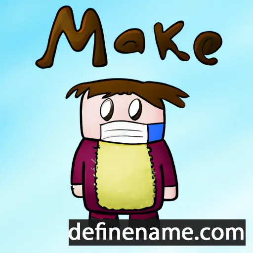 Mákke cartoon