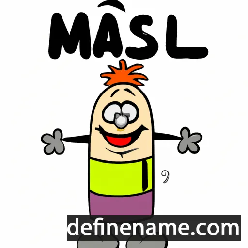 cartoon of the name Málcsi