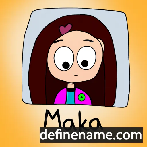 Málika cartoon