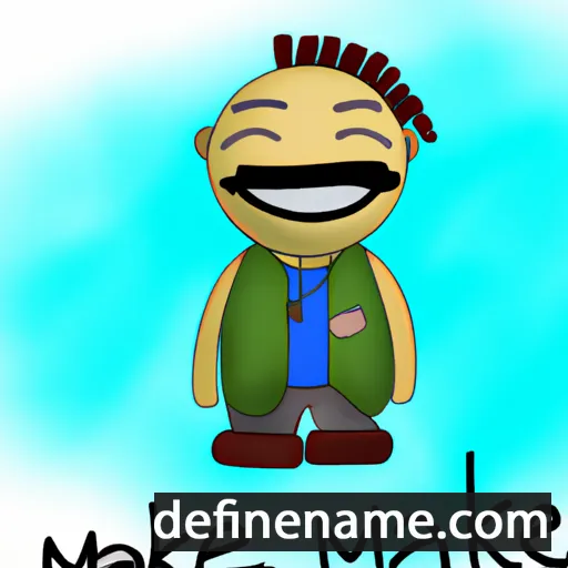 cartoon of the name Mākere