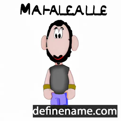 cartoon of the name Mahlallel