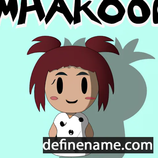 Mahoko cartoon