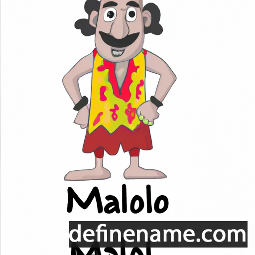 Mahol cartoon