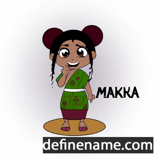 cartoon of the name Mahuika