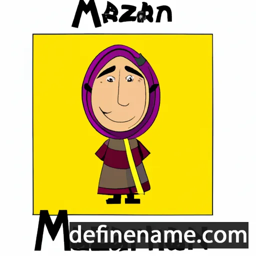 Mahzarin cartoon