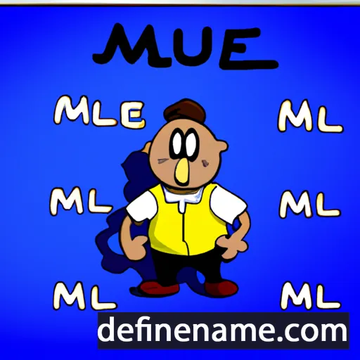 cartoon of the name Maïeul