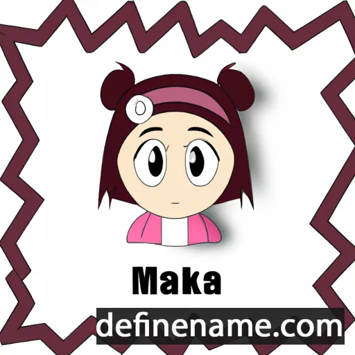 Maïka cartoon