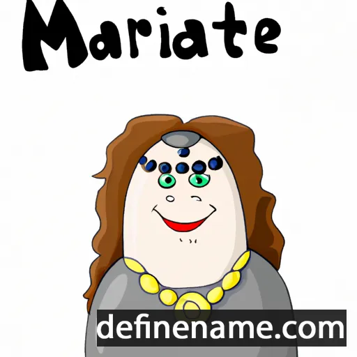 cartoon of the name Maibrit