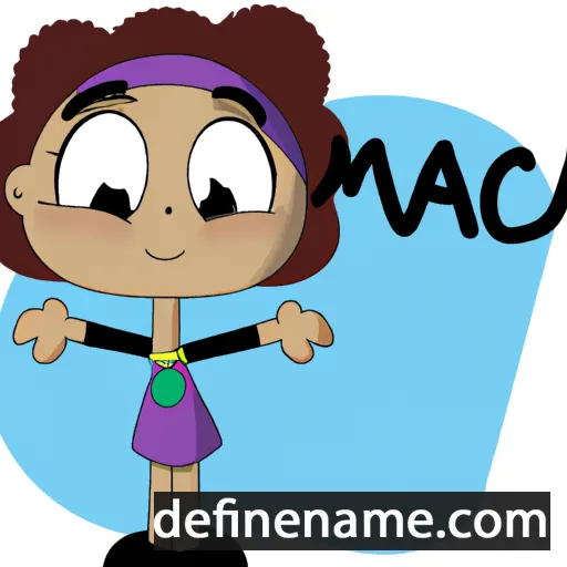 Maica cartoon