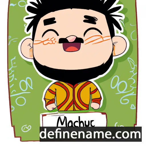 cartoon of the name Maichau