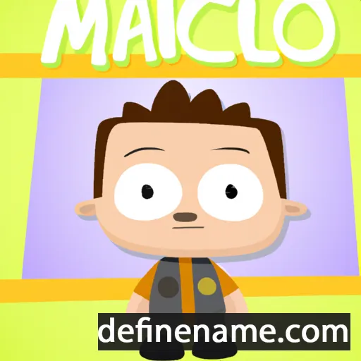 Maicol cartoon