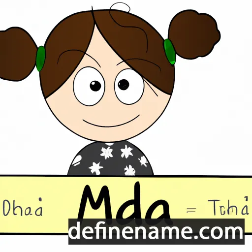 cartoon of the name Maida