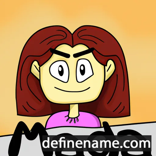 cartoon of the name Maida