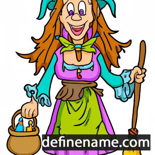 cartoon of the name Maidhcí