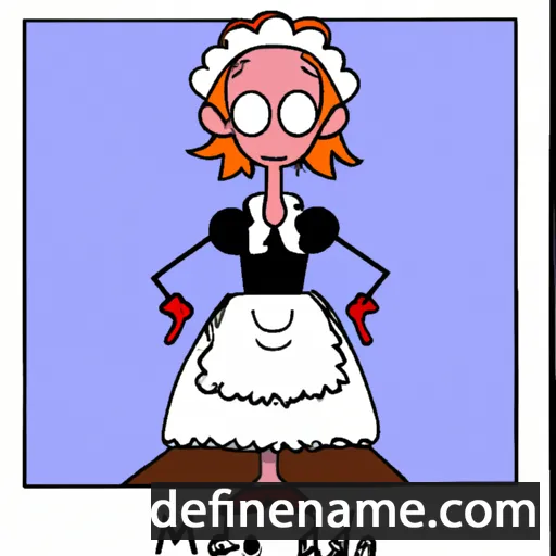 cartoon of the name Maidie