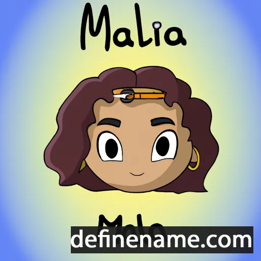 cartoon of the name Maiea