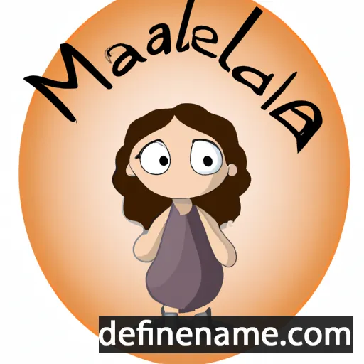 cartoon of the name Maiella