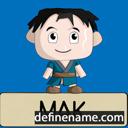 Maikim cartoon