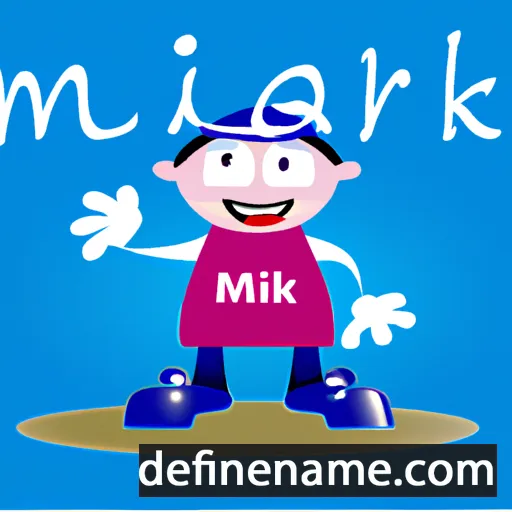 cartoon of the name Maikki