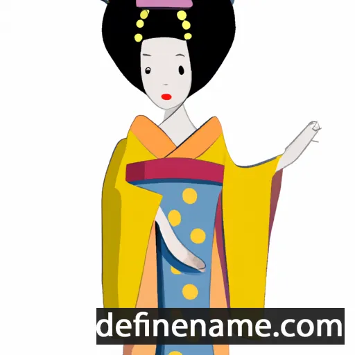 cartoon of the name Maiko