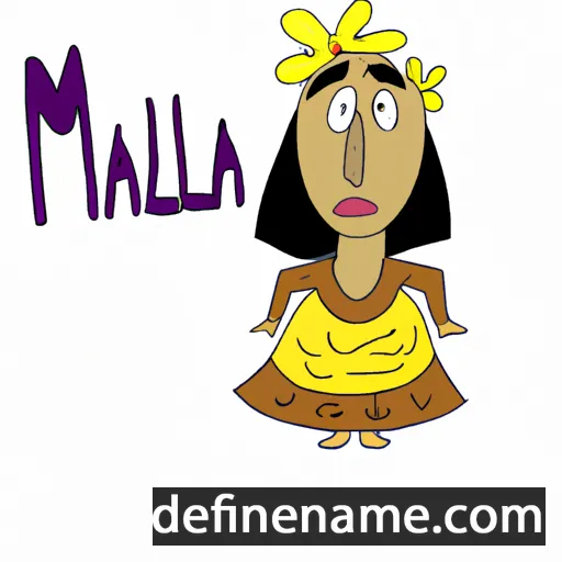 cartoon of the name Maila