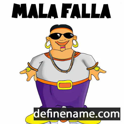 cartoon of the name Mailafia