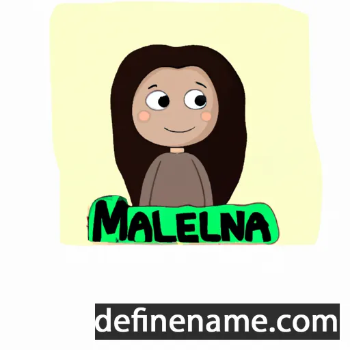 Maileena cartoon