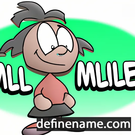 cartoon of the name Mailie