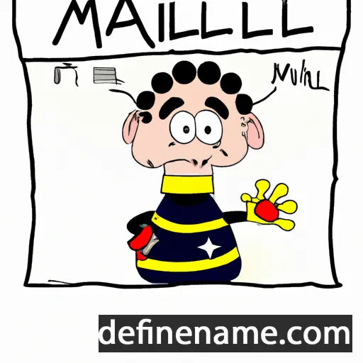 cartoon of the name Mailill