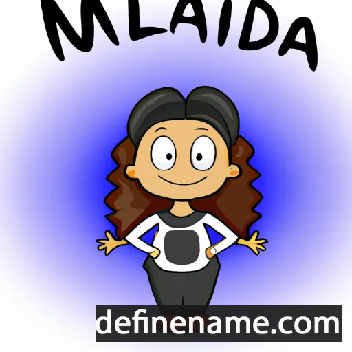 cartoon of the name Mailinda