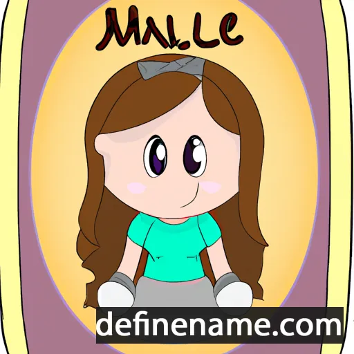 cartoon of the name Maille