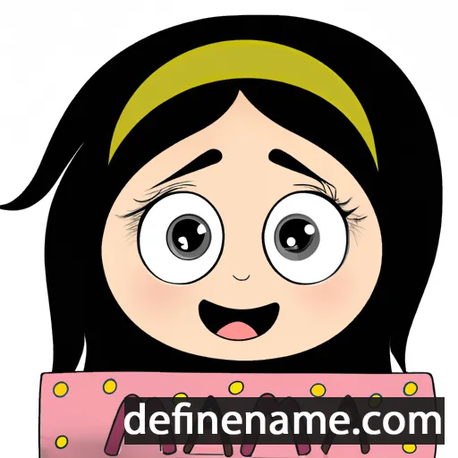 cartoon of the name Maima